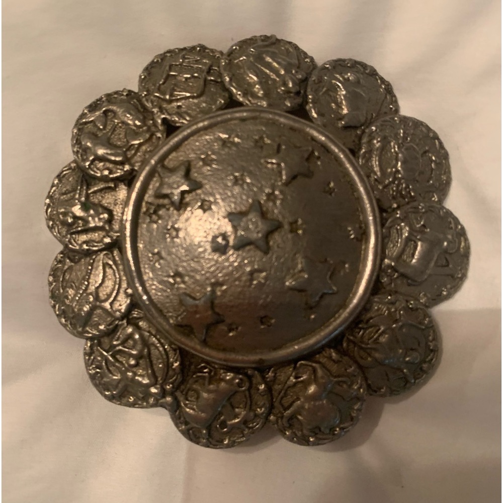 VINTAGE STARS,CELESTIAL,ASTROLOGY BELT BUCKLE